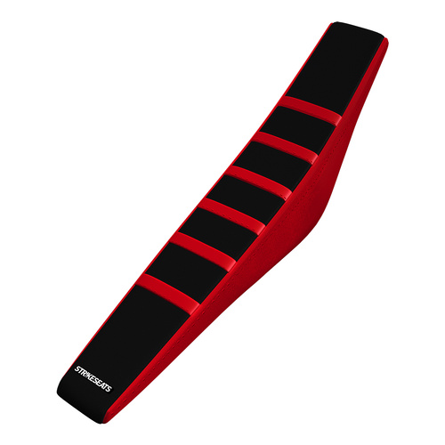 Honda CRF300F 26-27 RED/BLACK/RED Gripper Ribbed Seat Cover